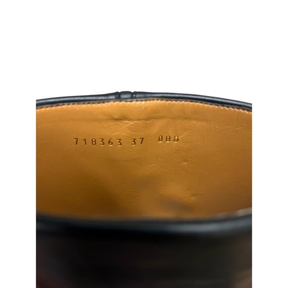 Gucci Elizabeth Half Horsebit ankle boots Black size 37 - Picture 4 of 10